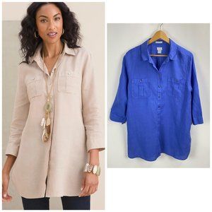 Chico's Non Iron Linen Tunic